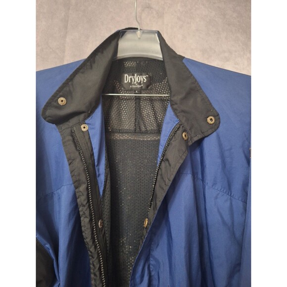 Footjoy Dryjoys Performance Light Jacket Men's Medium Blue Outdoor Moisture Wick - Picture 14 of 16